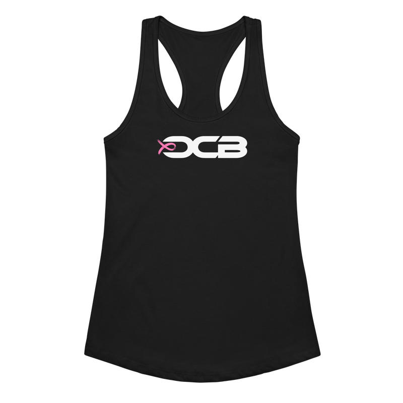 Pink &#39;25 fitted racerback tank