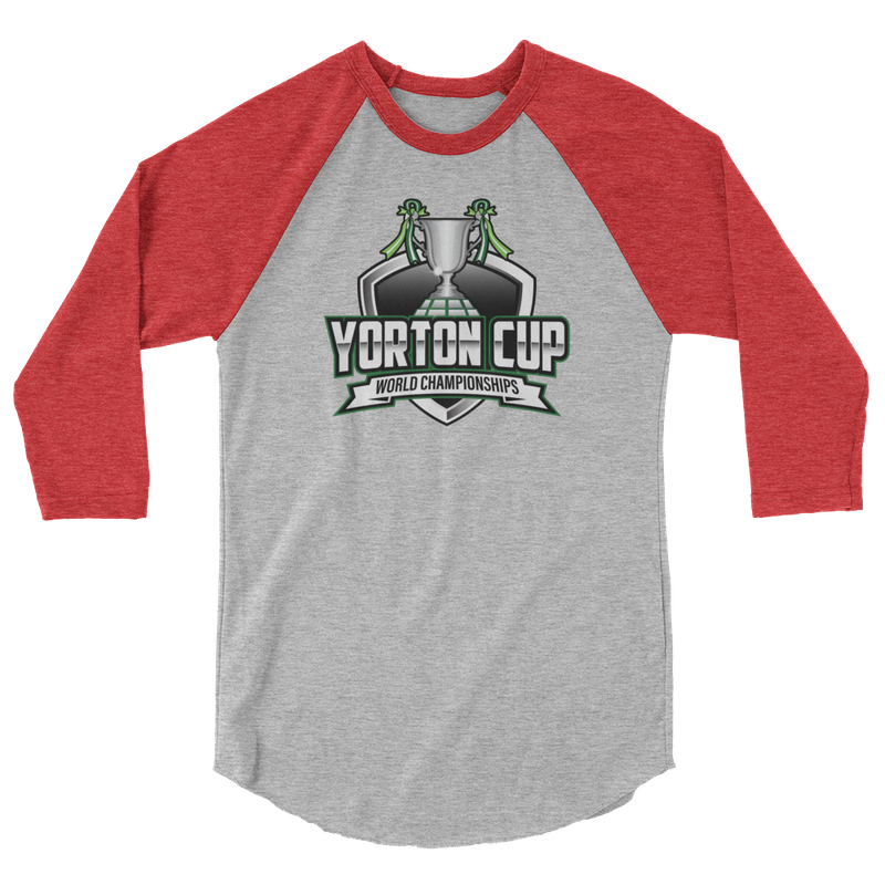 Yorton Cup - Unisex 3/4 Length Baseball Tee