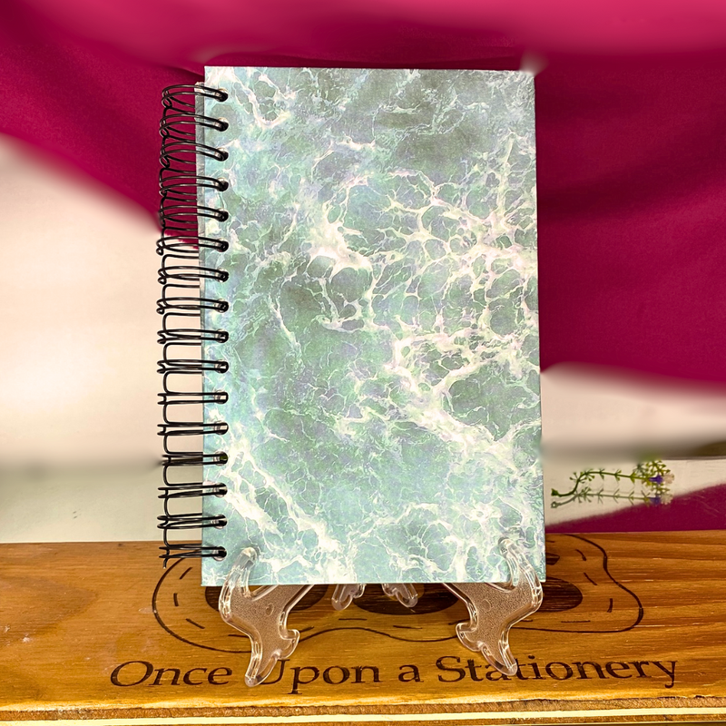 Spiral Marble Grid Journal