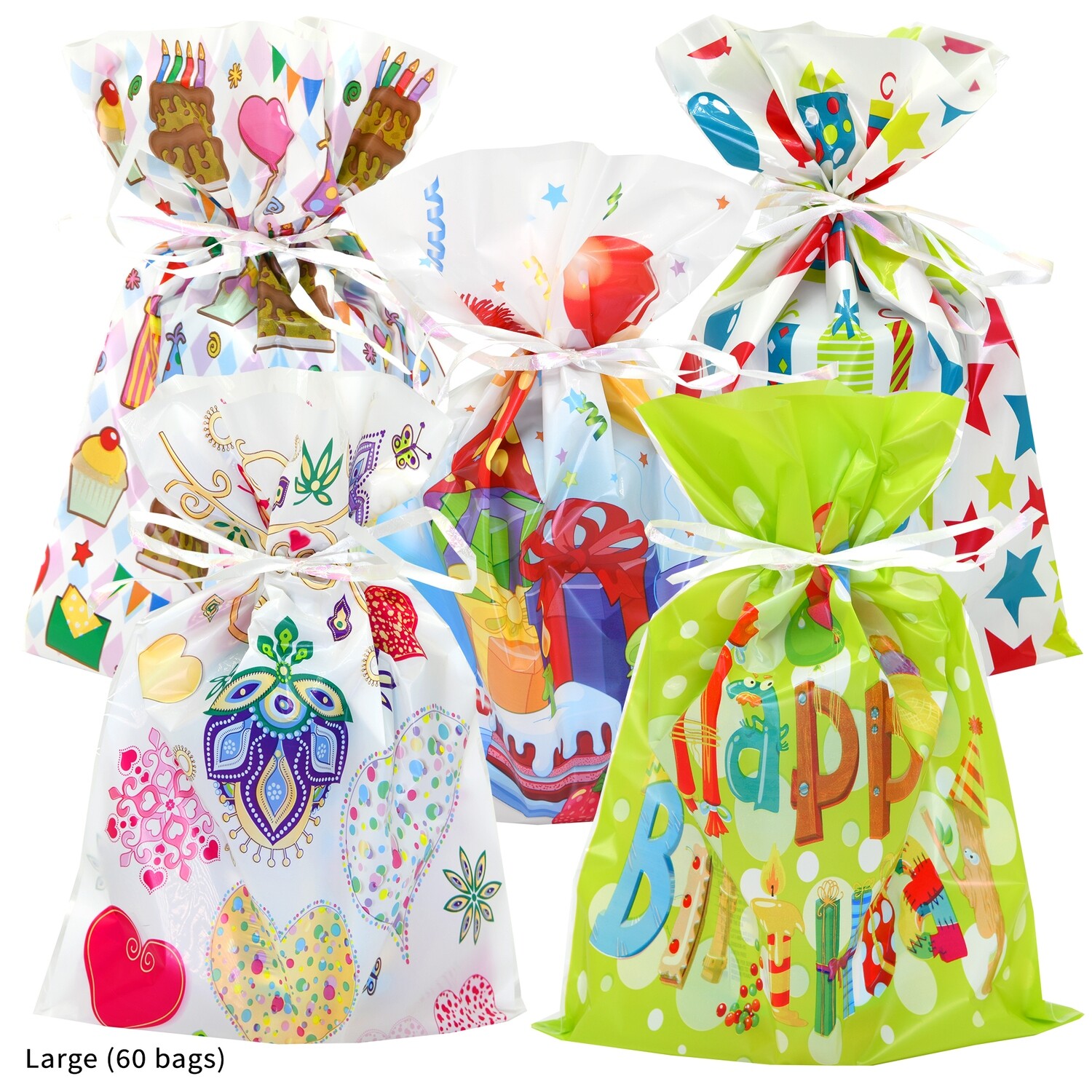 160-Piece Party Favor Gift Bag Set