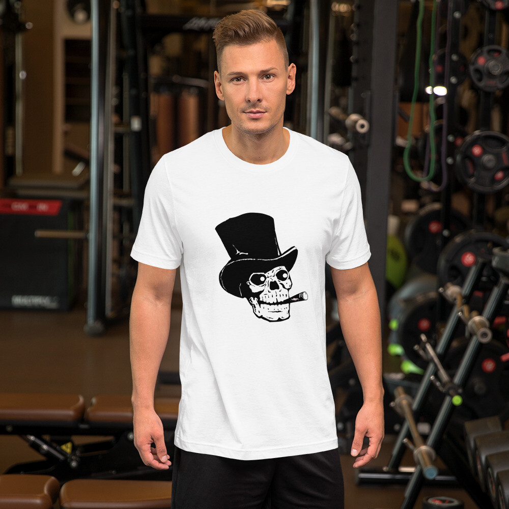 Smoking Skull - Men&#39;s Short-Sleeve T-Shirt pour Hommes