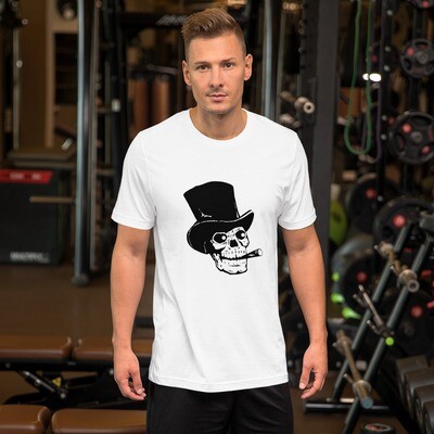 Smoking Skull - Men&#39;s Short-Sleeve T-Shirt pour Hommes