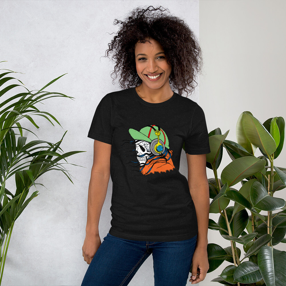 Headphone Skull - Unisex T-Shirt