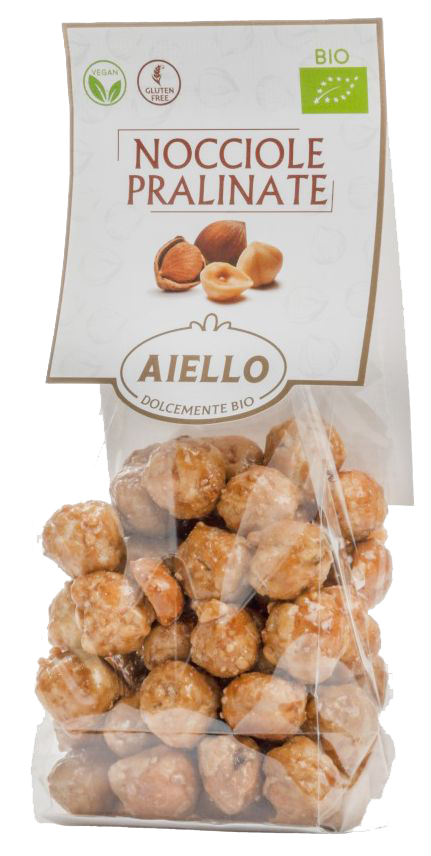 Haselnusspralinen kandiert, 100g BIO/VEGAN