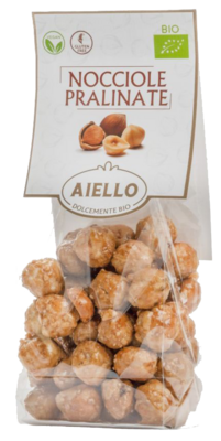 Haselnusspralinen kandiert, 100g BIO/VEGAN