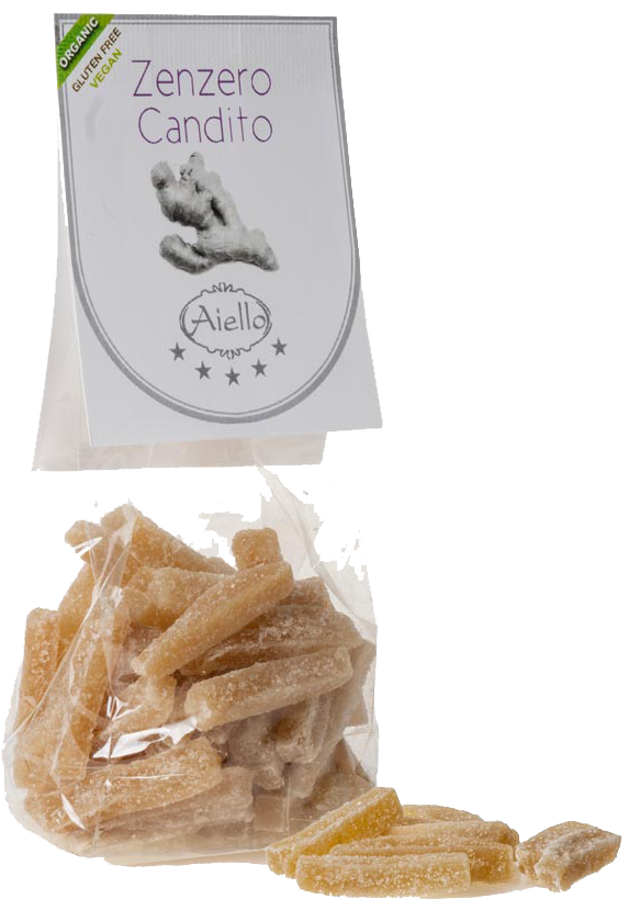 Kandierter Ingwer mit Zucker 75g BIO