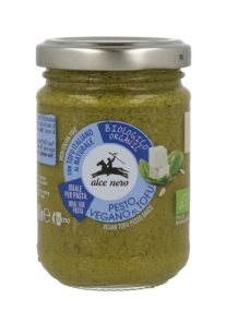 Veganes Pesto mit Basilikum und Tofu 130g BIO