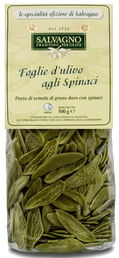 Pasta &quot;Olivenblätter&quot; mit Spinat 500g