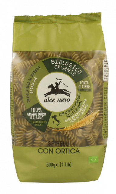 Spirelli mit Brennesseln 500g BIO/VEGAN