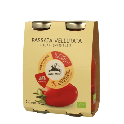 Feines Tomatenpüree Vellutata Glasflaschen 2x200g BIO