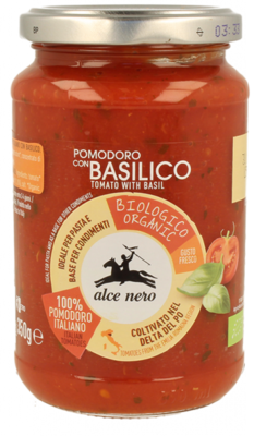 Tomatensauce mit Basilikum 350g BIO
