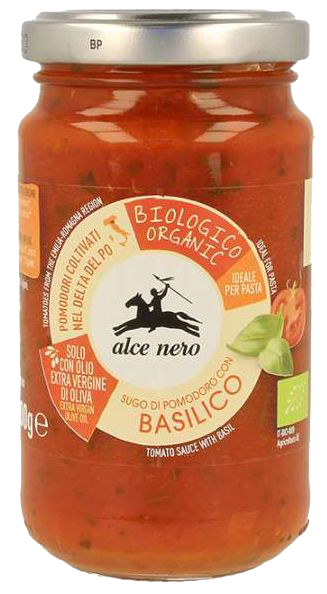 Tomatensauce mit Basilikum, BIO 200g