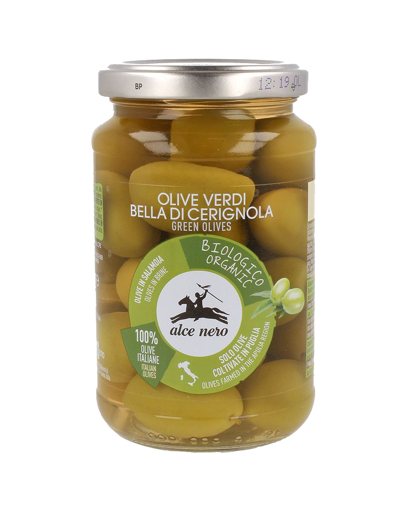 Oliven Cerignola 350g BIO