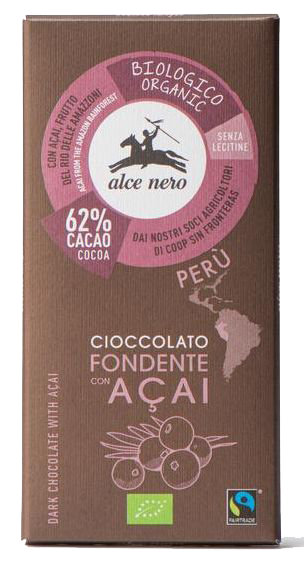 Zartbitterschokolade mit Acai 50g BIO