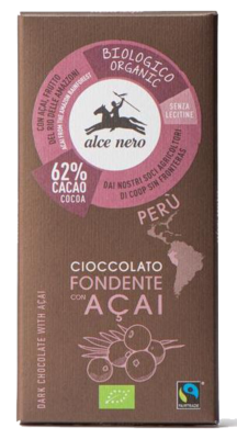 Zartbitterschokolade mit Acai 50g BIO