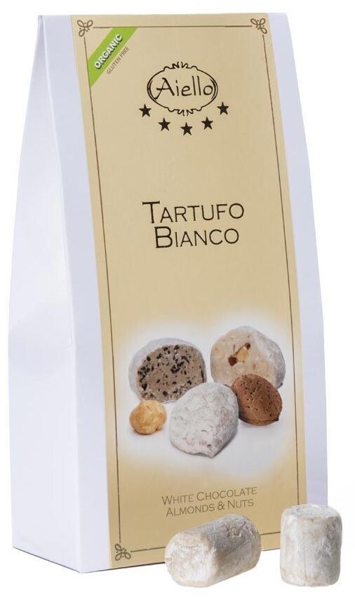 Trüffel aus weißer Schokolade 100g BIO