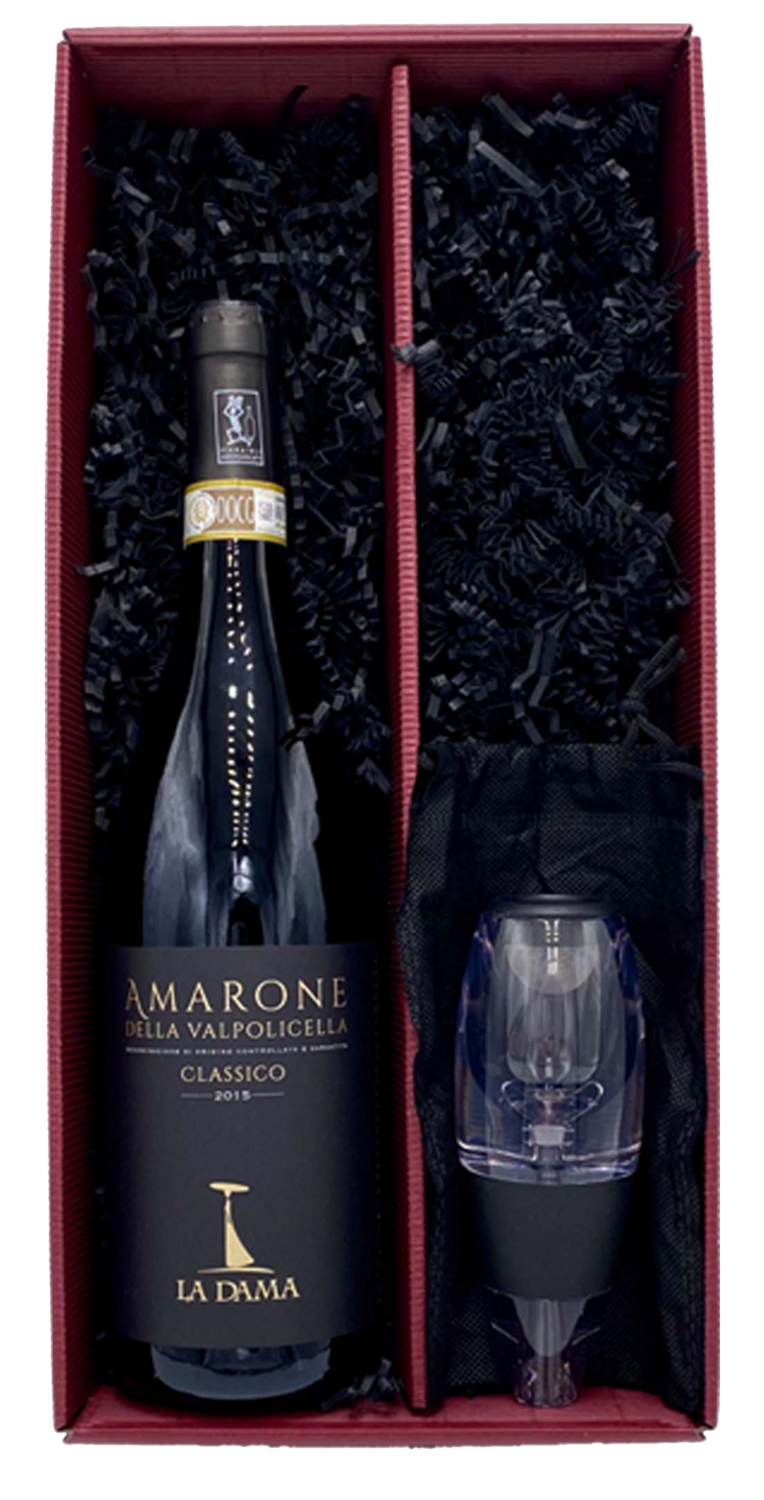 GESCHENKSET &quot;AMARONE MIT DEKANTER&quot;