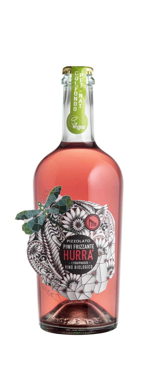 PIWI Frizzante Rosè &quot;HURRÀ&quot; IGT Veneto Col Fondo 0,75 BIO/VEGAN