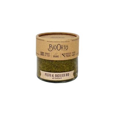 Pesto mit Basilikum und Knoblauch 180g BIO