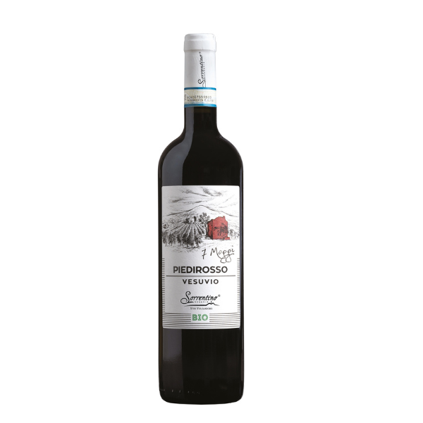 Piedirosso Vesuvio &quot;7 MOGGI&quot; Rosso DOC 2021  0,75 BIO