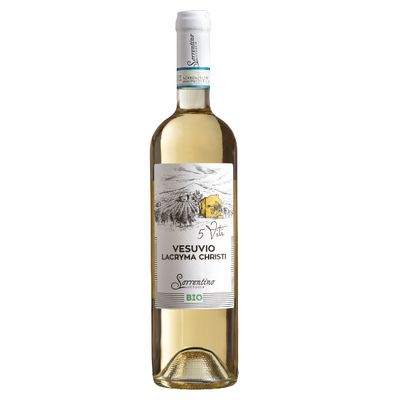 Vesuvio Lacryma Christi "5 VITI" Bianco DOC 2021  0,75 BIO