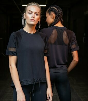 Stagestars Mesh panel over T-shirt