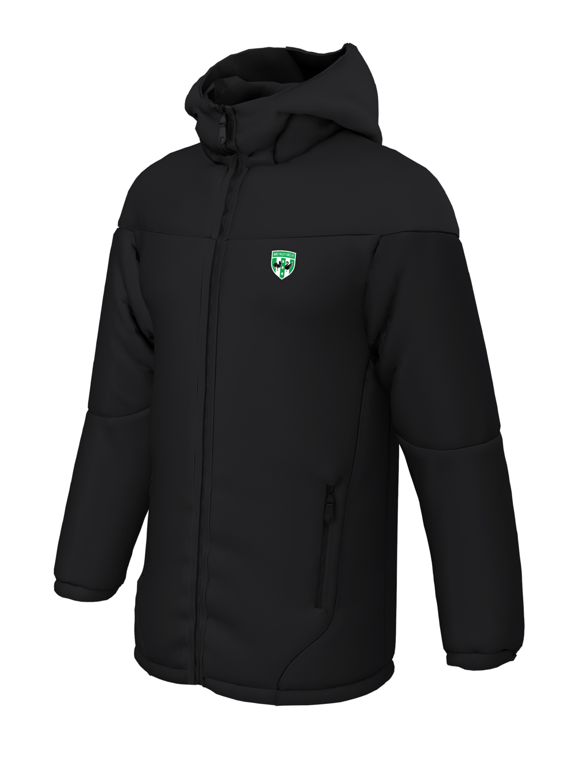 Mole Valley Girls Coaches FC contoured thermal jacket / coat