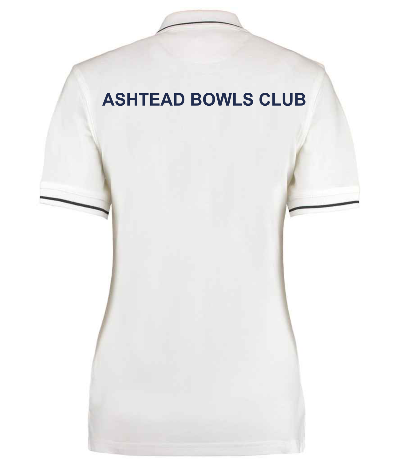 Ashtead Bowls Club white Polo - Ladies fit