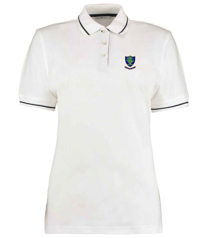 Ashtead Bowls Club white Polo - Ladies fit