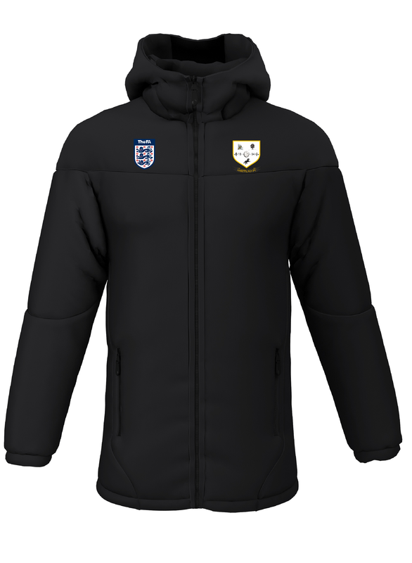 Ashtead FC Coaches contoured thermal jacket / coat