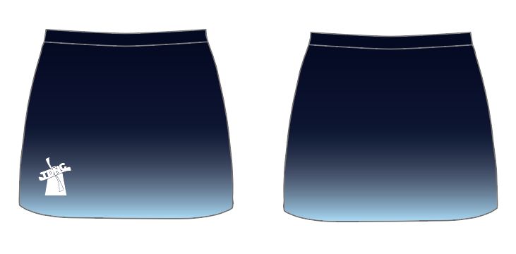 Downs Netball Club junior playing skort 2025