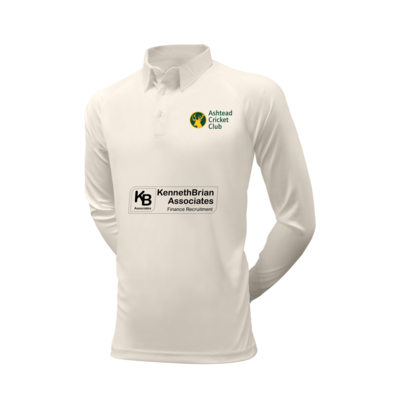 Ashtead Cricket Club White long sleeve shirt