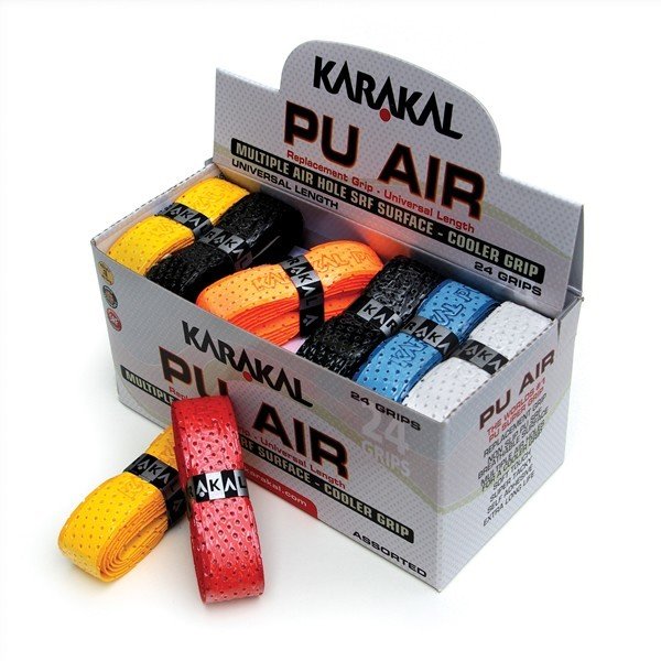 Karakal PU Super Air Grip Assorted - Box of 24 Karakal PU Super Air Grip Assorted - Box of 24
