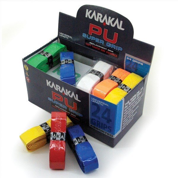 Karakal PU Super Grip Assorted - Box of 24 Karakal PU Super Grip Assorted - Box of 24