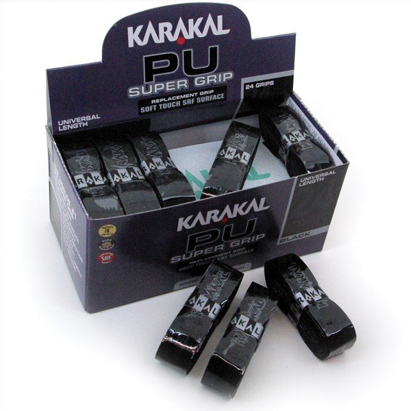 Karakal PU Super Grip Black - Box of 24 Karakal PU Super Grip Black - Box of 24