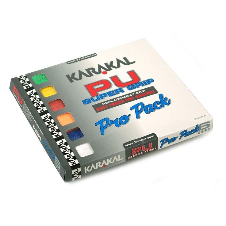 Karakal PU Super Grip Assorted Pro Pack x 6 Karakal PU Super Grip Assorted Pro Pack x 6
