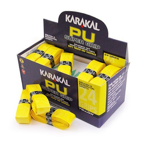Karakal PU Super Grip Yellow - Box of 24 Karakal PU Super Grip Yellow - Box of 24