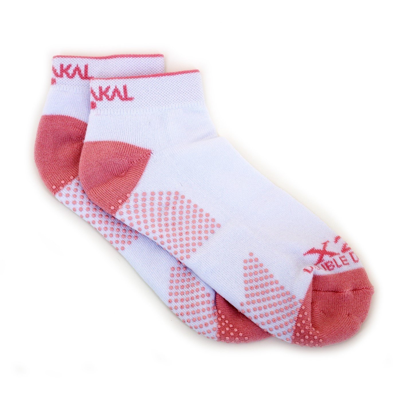 Karakal X2+ Ladies Trainer Socks - White and Pink Karakal X2+ Ladies Trainer Socks - White and Pink