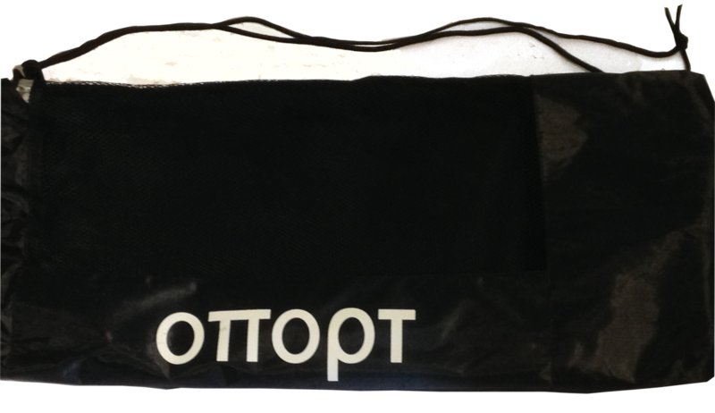 Drawstring carry bag for corner posts