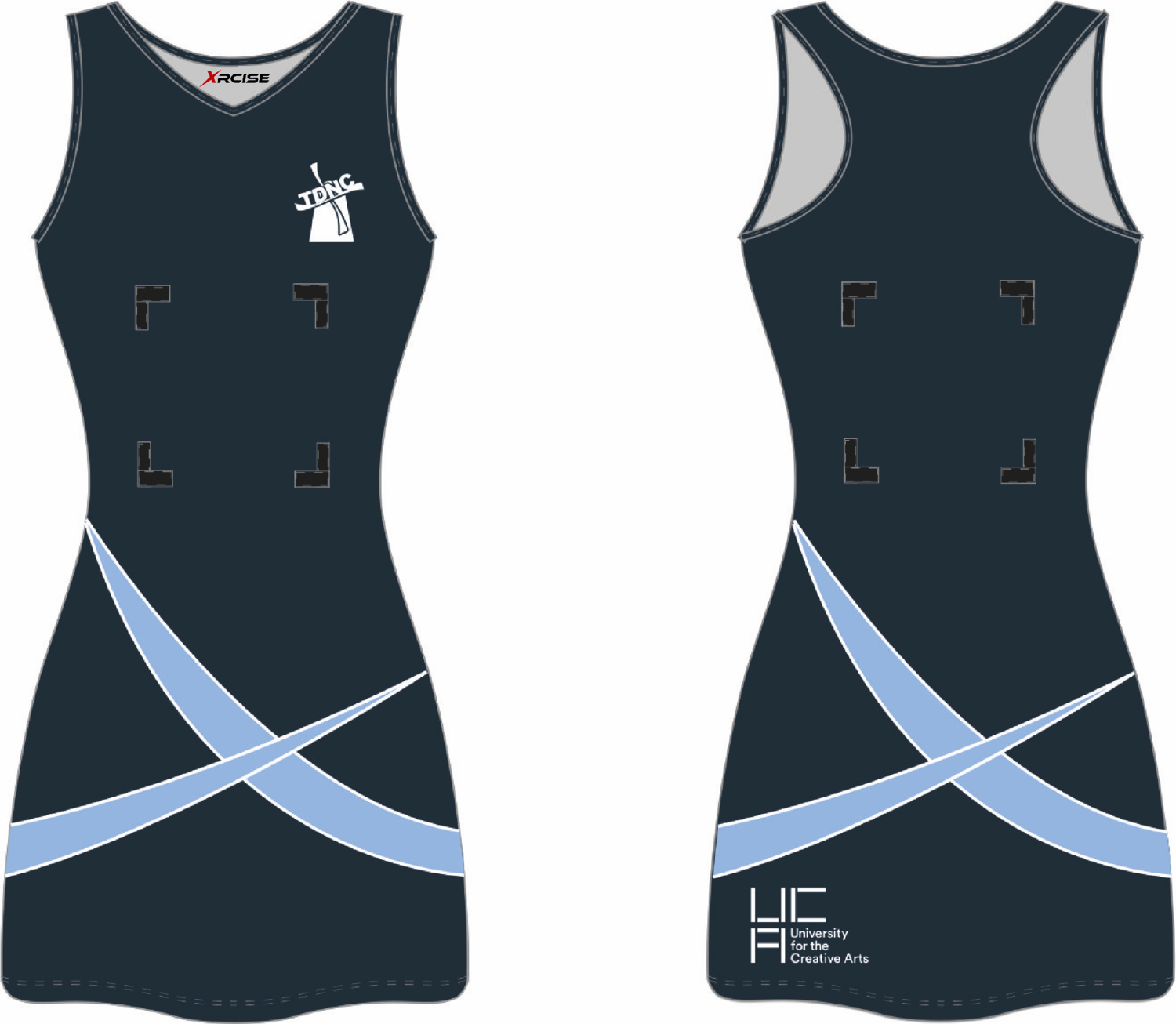 The Downs Netball Club Senior team dress The Downs Netball Club Senior team dress