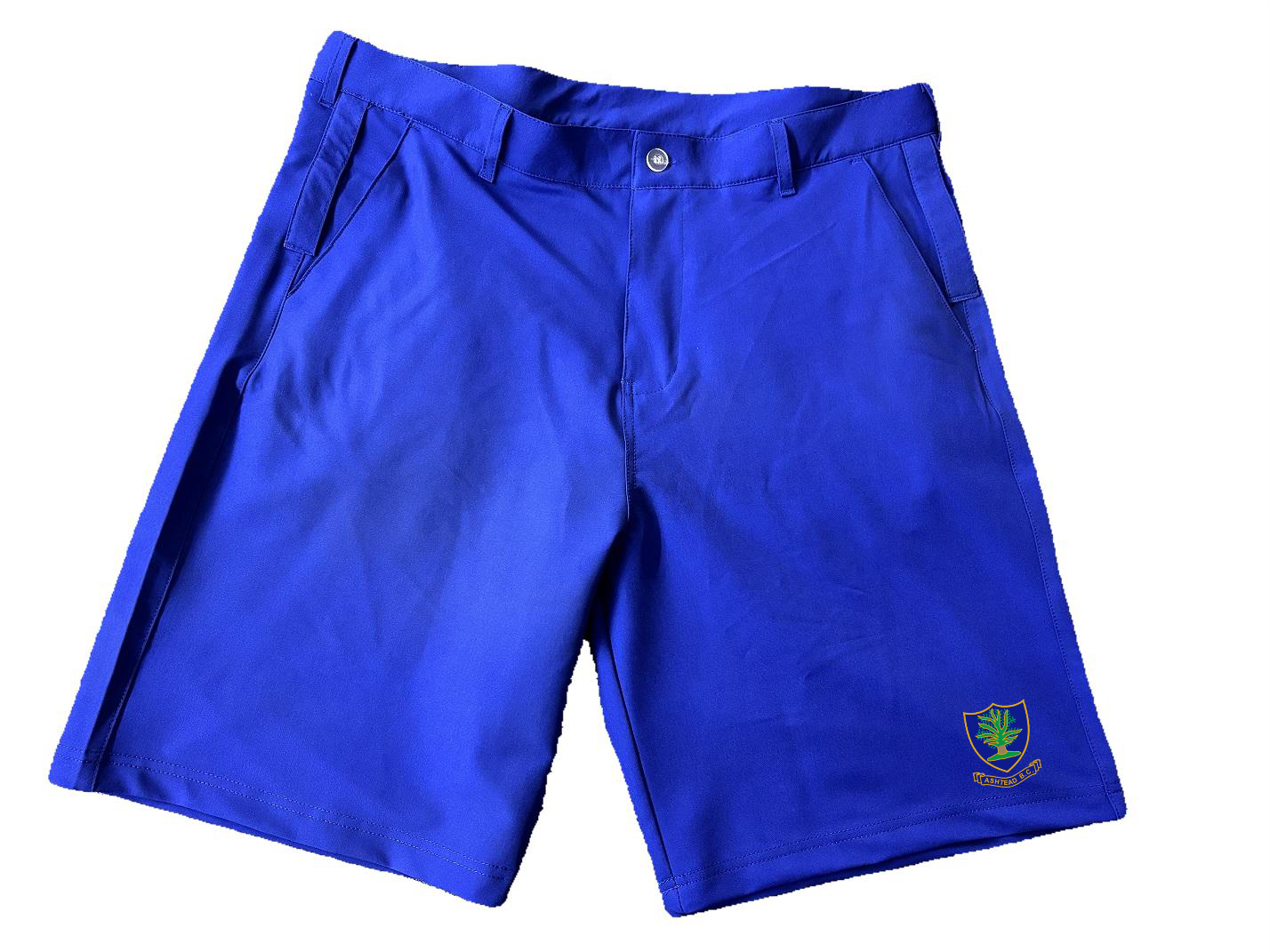 Ashtead BC buttoned bowls shorts