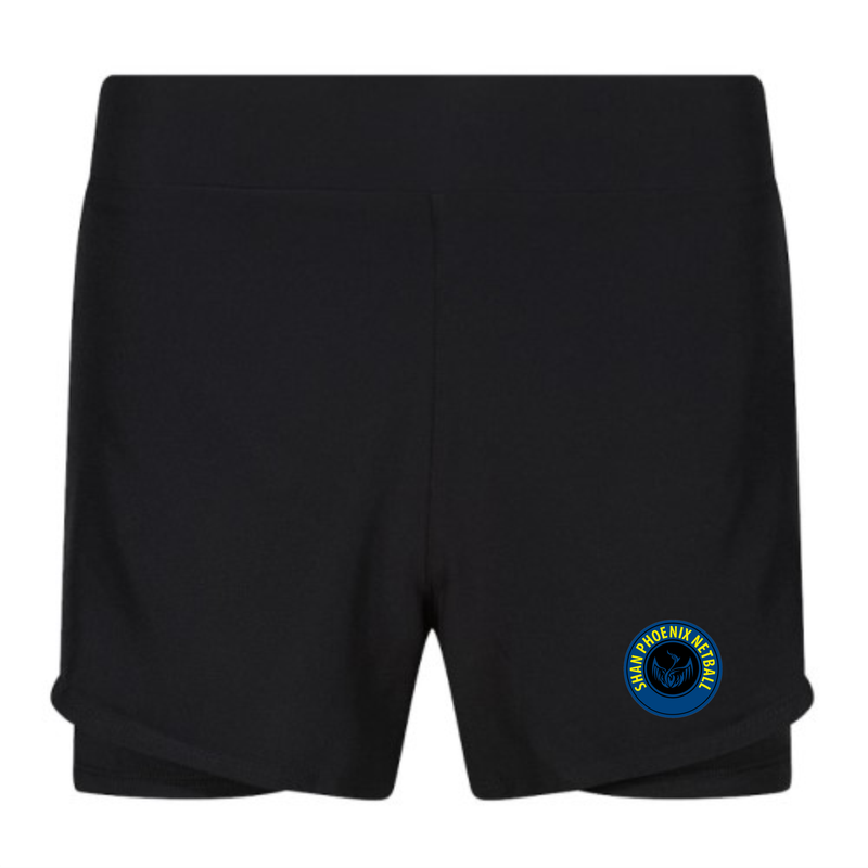 Shan Phoenix Netball training shorts