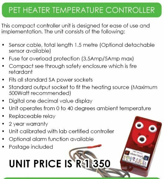 Zero Point Pet temperature Controller