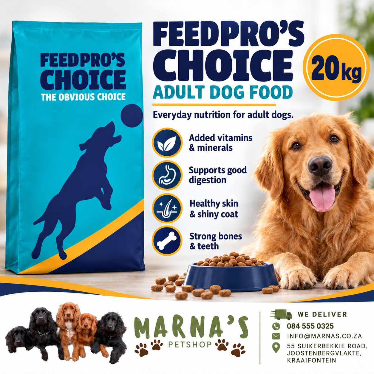 Feedpro Choice Dog Food 20kg