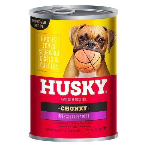 Husky Wet Chunky Steak 400g