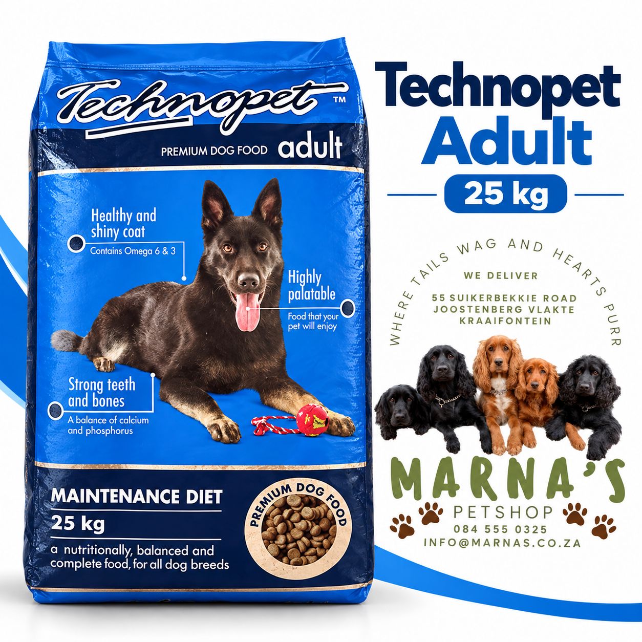 Technopet Premium Dog Food (Adult) 25kg