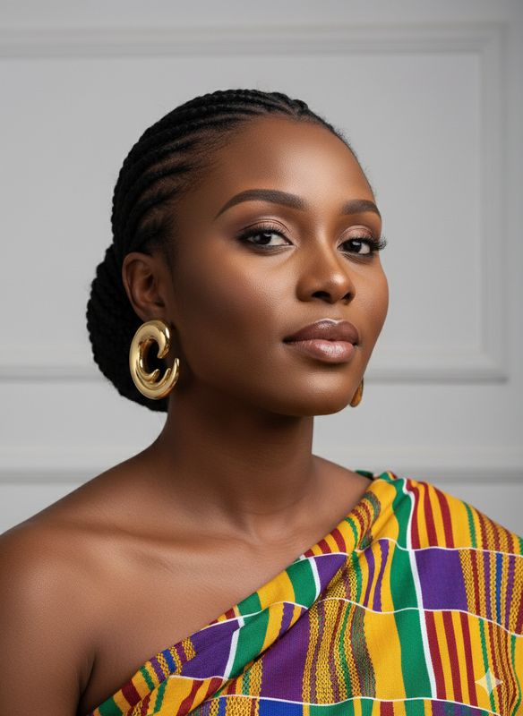 Wavy Gold Earrings