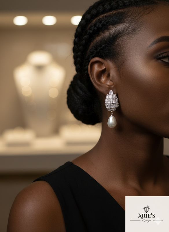 Crystal Set of Earrings