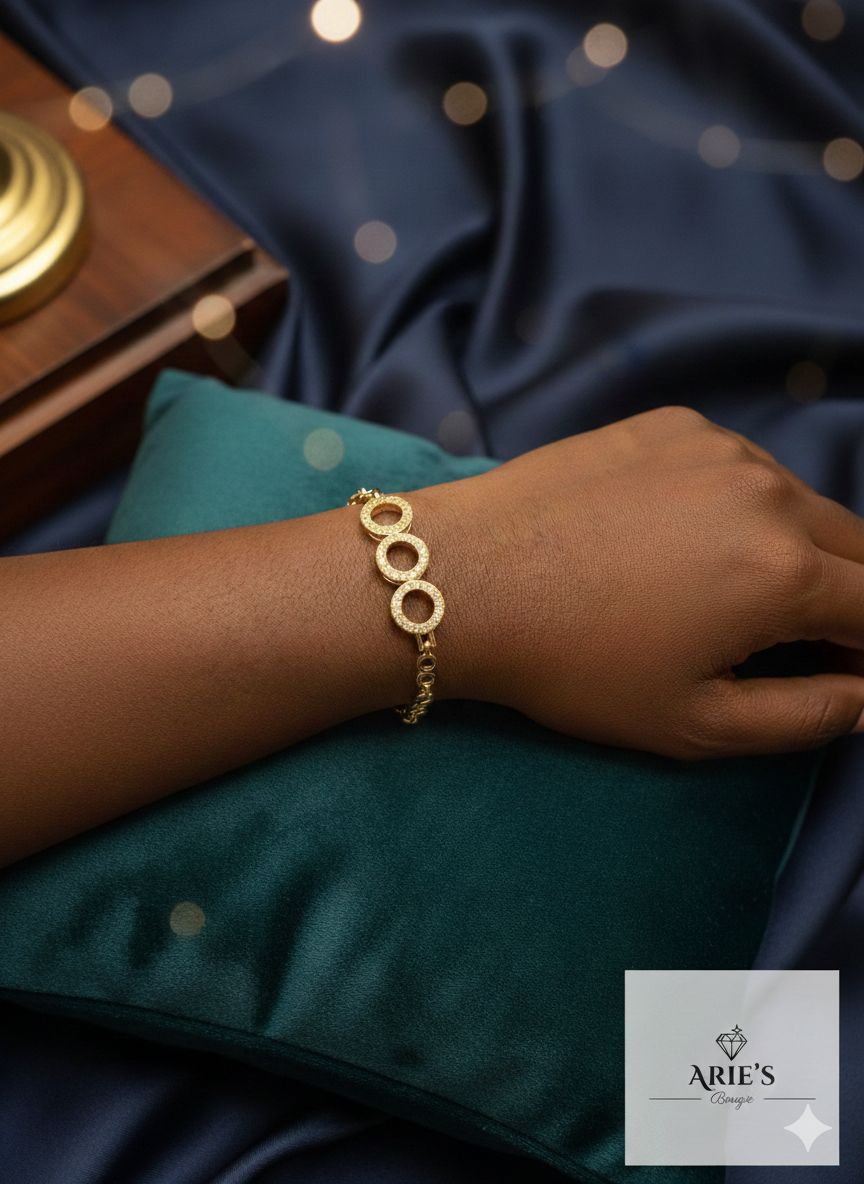 Gold Circles Bracelet