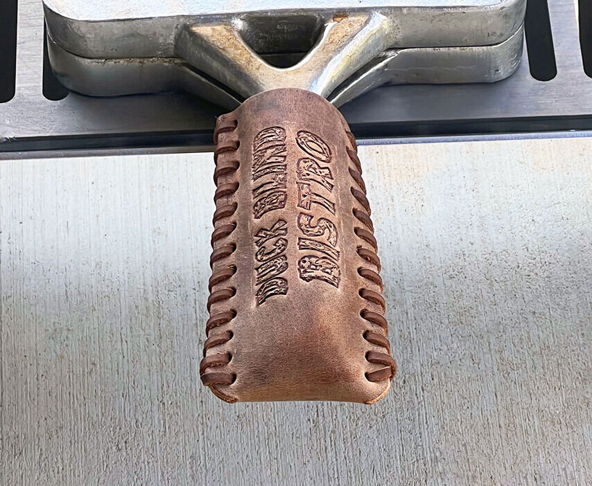 Leather Handle Cover - Woven